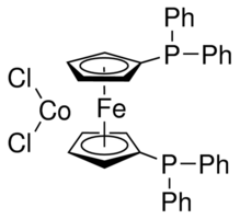 [1,1′-Bis(diphenylphosphino)ferrocene]cobalt(II) chloride Chemical Structure